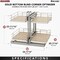 Rev-A-Shelf Steel, Light Brown, 26.4 in W, 23.66 in H, 20.4 in L, Light Brown 53PSPE-15SC-MP - alternate 5